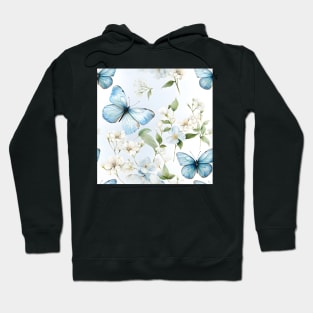 Butterflies Watercolor 16 - Spring Azure Hoodie